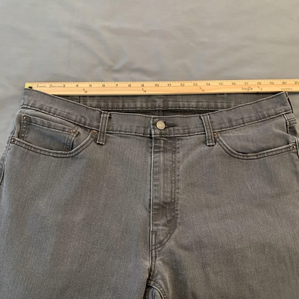 Levi's 541 Jeans Mens 40x30 Gray Straight‎ Leg Zip Fly Denim PC9 18181-0005